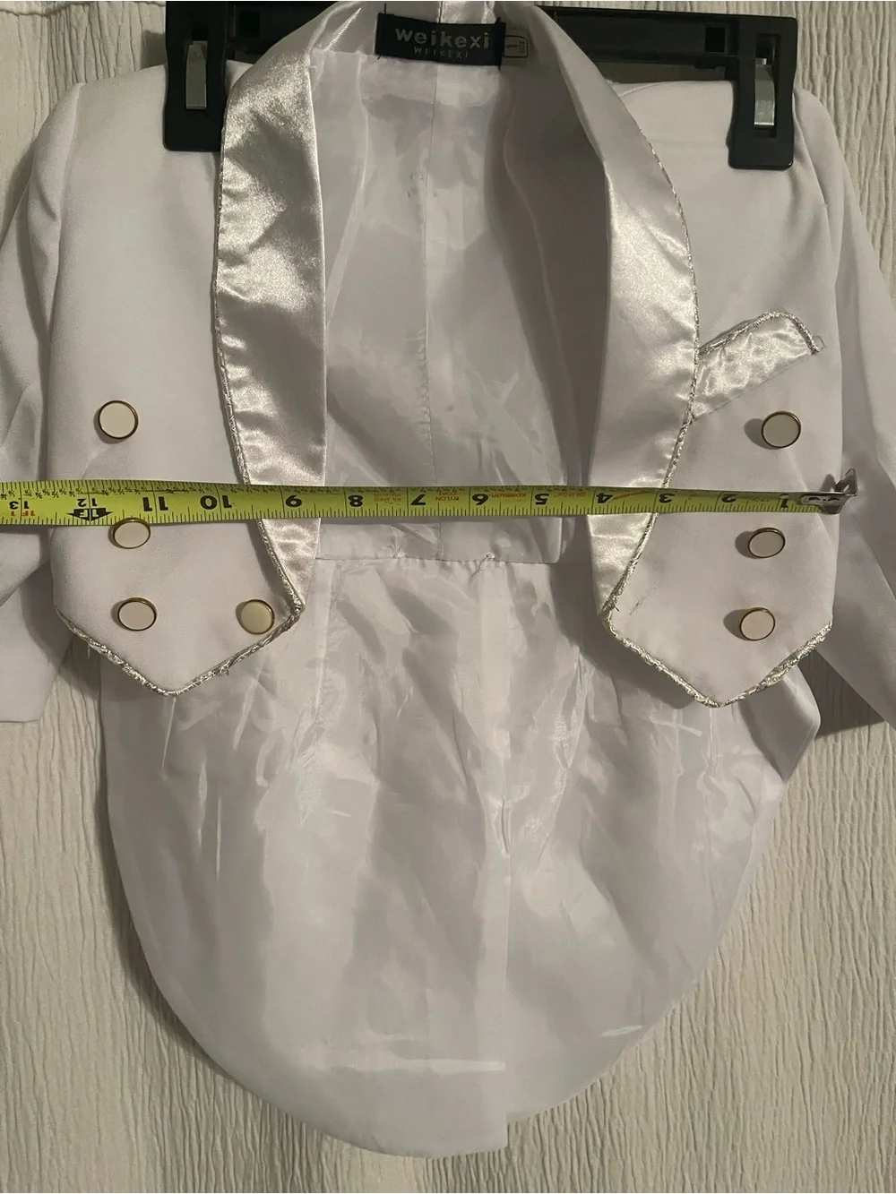 Classic White Tuxedo One-Piece for Kids with Bow Tie